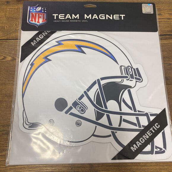 Los Angeles Chargers Vinyl Team Magnet Helmet Decal Football Sport Car Truck 12 - Picture 1 of 3
